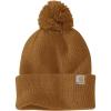 Carhartt Women’s Knit Pom-Pom Cuffed Beanie(Carhartt Brown)