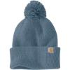 Carhartt Women’s Knit Pom-Pom Cuffed Beanie(Thundercloud)