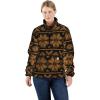Carhartt Women’s Loose Fit Fleece Pullover(Black Fairisle)