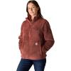 Carhartt Women’s Loose Fit Fleece Pullover(Spice Red)