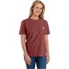 Carhartt Women’s Loose Fit Heavyweight Short-Sleeve Pocket T-Shirt(Barnwood)