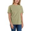 Carhartt Women’s Loose Fit Heavyweight Short-Sleeve Pocket T-Shirt(Dried Clay)