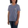 Carhartt Women’s Loose Fit Heavyweight Short-Sleeve Pocket T-Shirt(Folkstone Gray Heather)