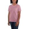 Carhartt Women’s Loose Fit Heavyweight Short-Sleeve Pocket T-Shirt(Foxglove Snow Heather)