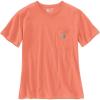 Carhartt Women’s Loose Fit Heavyweight Short-Sleeve Pocket T-Shirt(Fresh Salmon)
