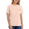 Carhartt Women’s Loose Fit Heavyweight Short-Sleeve Pocket T-Shirt(Georgia Peach)