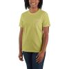 Carhartt Women’s Loose Fit Heavyweight Short-Sleeve Pocket T-Shirt(Green Olive Heather)