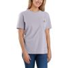 Carhartt Women’s Loose Fit Heavyweight Short-Sleeve Pocket T-Shirt(Lilac Haze)