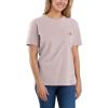 Carhartt Women’s Loose Fit Heavyweight Short-Sleeve Pocket T-Shirt(Mink)