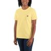 Carhartt Women’s Loose Fit Heavyweight Short-Sleeve Pocket T-Shirt(Pale Sun)
