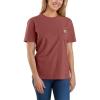 Carhartt Women’s Loose Fit Heavyweight Short-Sleeve Pocket T-Shirt(Sable)