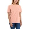 Carhartt Women’s Loose Fit Heavyweight Short-Sleeve Pocket T-Shirt(Tropical Peach)