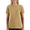 Carhartt Women’s Loose Fit Heavyweight Short-Sleeve Pocket T-Shirt(Yellowstone Heather)