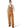 Carhartt Women’s Loose Fit Washed Duck Insulated Biberall(Carhartt Brown)