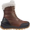 Carhartt Women’s Pellston Waterproof Insulated Winter Boots(Red Brown Full Grain Leather)