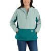 Carhartt Women’s Rain Defender Relaxed Fit Lightweight Coat(Shaded Spruce/Blue Surf)