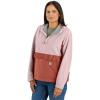 Carhartt Women’s Rain Defender Relaxed Fit Lightweight Coat(Soft Rose/Saddle Red)