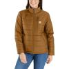 Carhartt Women’s Rain Defender Relaxed Fit Lightweight Insulated Jacket(Carhartt Brown)