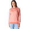 Carhartt Women’s Relaxed Fit Midweight French Terry Crewneck Sweatshirt(Dusty Cedar Heather)