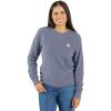 Carhartt Women’s Relaxed Fit Midweight French Terry Crewneck Sweatshirt(Wisteria)