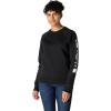 Carhartt Women’s Relaxed Fit Midweight Graphic Crewneck Sweatshirt(Black)
