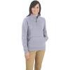 Carhartt Women’s Relaxed Fit Midweight Quarter-Zip Mock-Neck Sweatshirt(Mica)