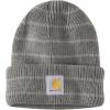Carhartt Women’s Rib Knit Beanie(Heather Gray Stripe)