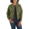 Carhartt Women’s Rugged Flex Relaxed Fit Canvas Jacket(Basil)