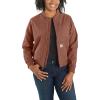 Carhartt Women’s Rugged Flex Relaxed Fit Canvas Jacket(Nutmeg)