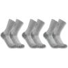 Carhartt Women’s SC6423W Women’s Force® Midweight Crew Sock 3-Pack(Grey)