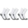 Carhartt Women’s SC6423W Women’s Force® Midweight Crew Sock 3-Pack(White)