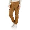 Carhartt Women’s TENCEL™ Fiber Series Relaxed Fit Twill Jogger(Carhartt Brown)