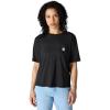 Carhartt Women’s Tencel Fiber Series Loose Fit Short-Sleeve Pocket T-Shirt (Also Available in Plus Sizes)(Black)