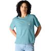 Carhartt Women’s Tencel Fiber Series Loose Fit Short-Sleeve Pocket T-Shirt (Also Available in Plus Sizes)(Dusted Aqua)