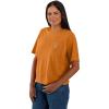 Carhartt Women’s Tencel Fiber Series Loose Fit Short-Sleeve Pocket T-Shirt (Also Available in Plus Sizes)(Hazy Sunshine)