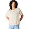 Carhartt Women’s Tencel Fiber Series Loose Fit Short-Sleeve Pocket T-Shirt (Also Available in Plus Sizes)(Oat Milk Heather)
