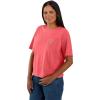 Carhartt Women’s Tencel Fiber Series Loose Fit Short-Sleeve Pocket T-Shirt (Also Available in Plus Sizes)(Pink Salmon)