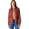 Carhartt Women’s Tencel Fiber Series Relaxed Fit Plaid Shirt(Spice Red)
