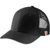 Carhartt mens Canvas Mesh Back Cap(Black)