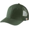 Carhartt mens Canvas Mesh Back Cap(Moss)