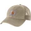 Carhartt mens Canvas Mesh Back Cap(Tan)