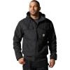 Carhartt mens Full Swing Loose Fit Washed Duck Insulated Active Jac(Black)
