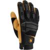 Carhartt mens High Dexterity Protective Knuckle Guard Glove(Black / Barley)