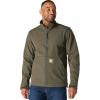 Carhartt mens Rain Defender® Relaxed Fit Softshell Jacket(Moss)