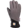 Carhartt mens Rugged Flex Insulated Open Cuff Glove(Gravel)