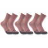 Carhartt womens Force Midweight Logo Crew Sock 3 Pack(Dusty Rose)
