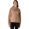 Carhartt womens Force Oversized-fit Fleece Hooded Sweatshirt(Soft Sepia)