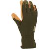 Carhartt womens High Dexterity Padded Palm Touch Sensitive Long Cuff Glove(Basil Barley)