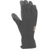 Carhartt womens High Dexterity Padded Palm Touch Sensitive Long Cuff Glove(Steel Grey)