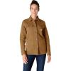 Carhartt womens Rugged Flex Loose Fit Canvas Chore Coat(Carhartt Brown)